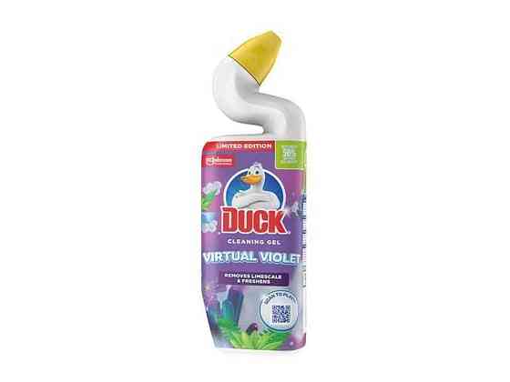 Гель для миття унітазу 750мл Virtual Violet ТМ DUCK Київ