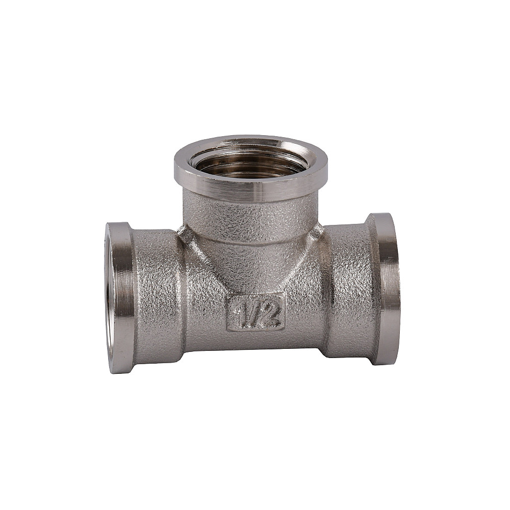 Трійник 1/2″ВВВ нікельований NT331S OPTIMUM Киев - изображение 2