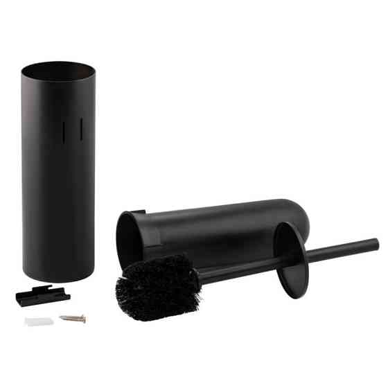 Ершик для унитаза напольный Qtap Liberty BLM 1150 черный Киев