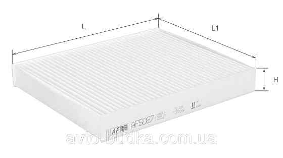Фільтр салону на Skoda Rapid 2012-2019 Alpha Filter AF5087 Новий Розділ