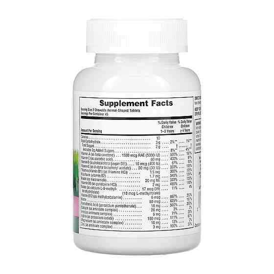 Витамины детские NaturesPlus Мультивитамины для детей Animal Parade 90 таблеток Арбуз Киев