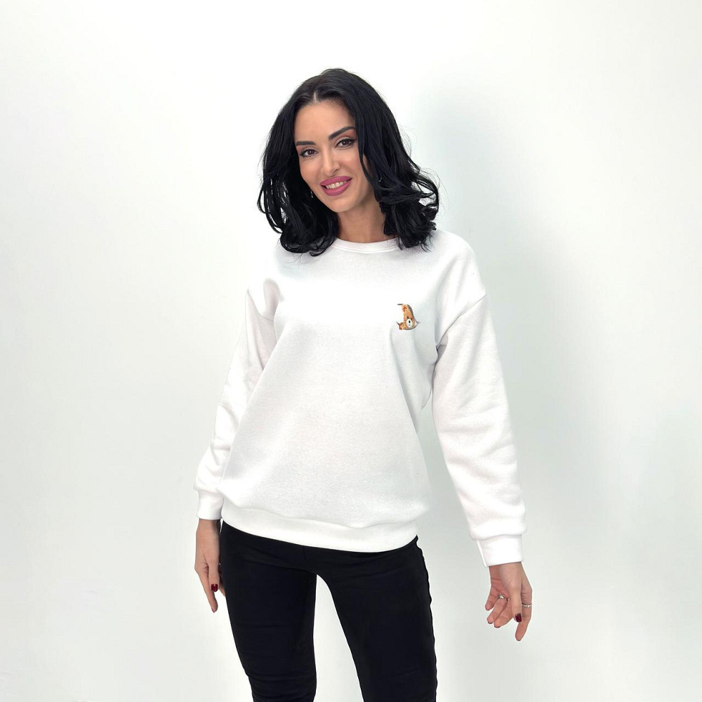 Жіночий світшот з принтом "Bear" оптом | Батал Київ - фото 2