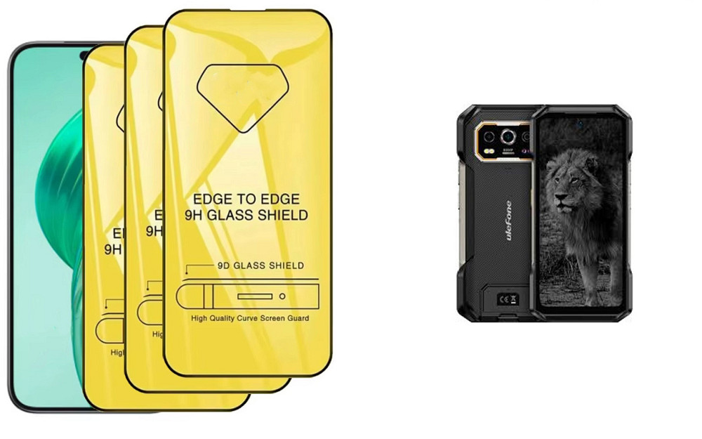 Защитное стекло DefenzoGlass для Ulefone Armor 27, 27 Pro, 27T, 27T Pro – двойная прочность Киев - изображение 3
