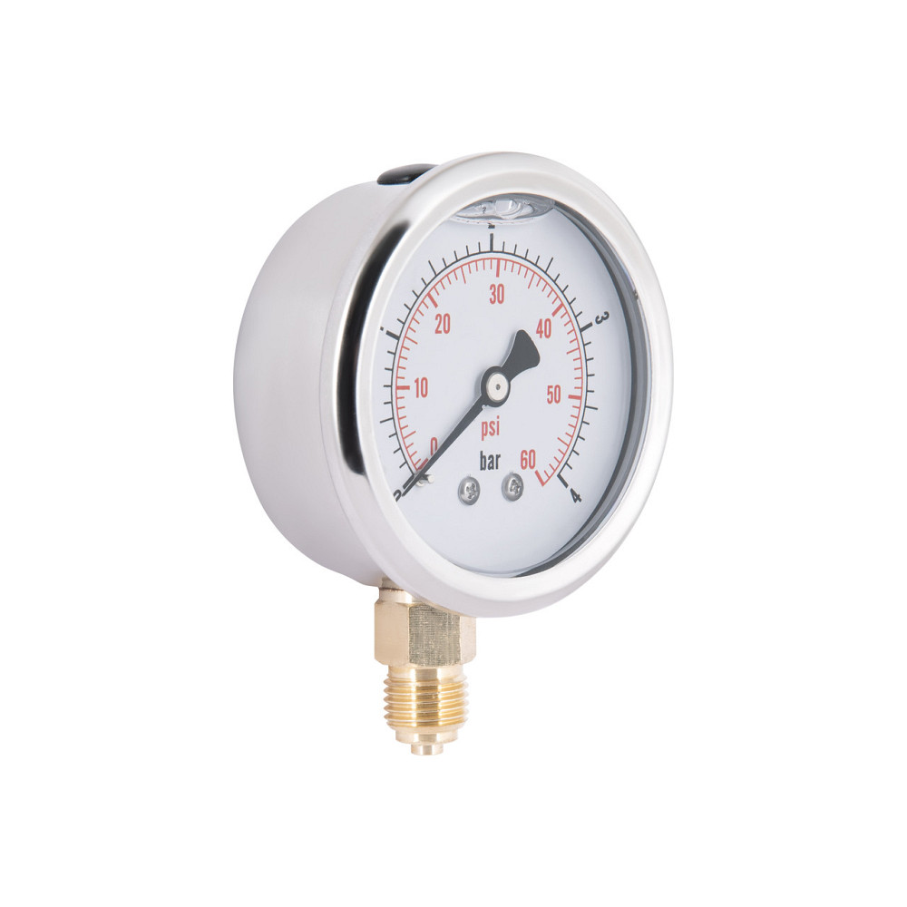 Манометр із гліцерином Thermo Alliance Forte 4 бари, 1/4"Н, нижнє під'єднання TAF170G4B Київ - фото 10