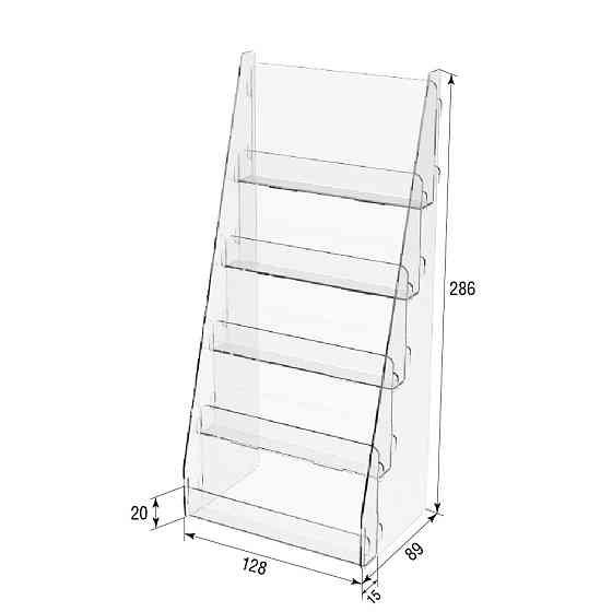 Товарна горка EKOSTAR на 5 полиць 128х89х286 Київ