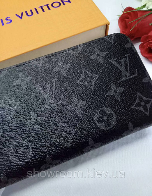 Женский кошелек Louis Vuitton (60017) dark grey Киев - изображение 7
