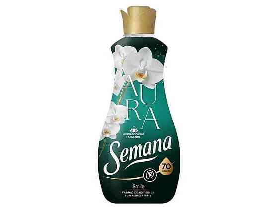 Кондиціонер 1,4л для тканин aura smile ТМ SEMANA Київ