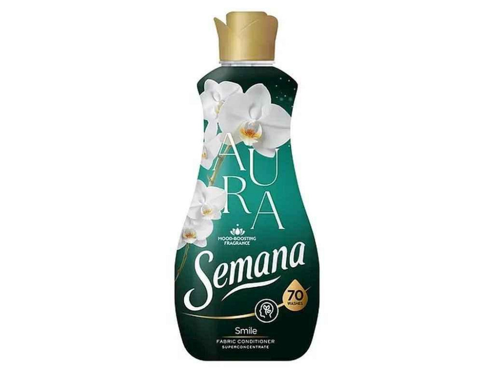 Кондиціонер 1,4л для тканин aura smile ТМ SEMANA Київ - фото 1