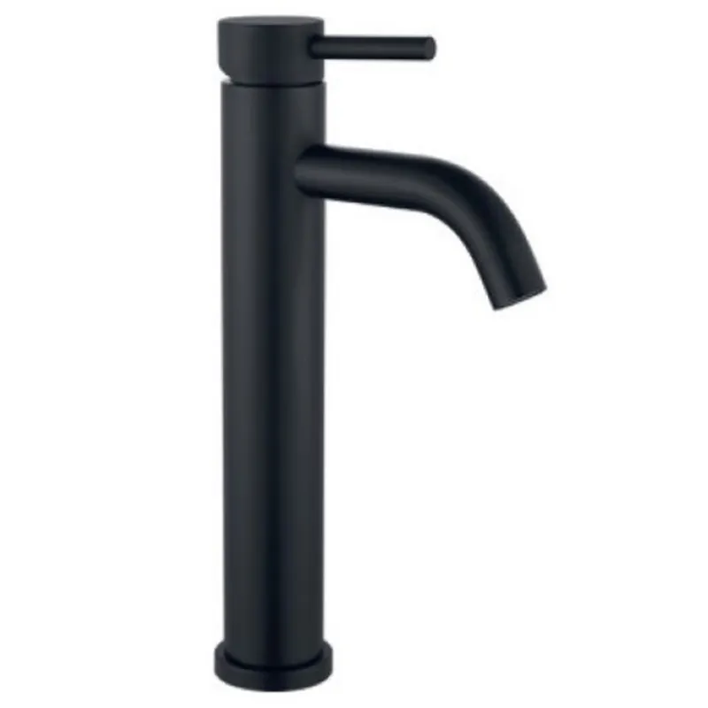 Смеситель для умывальника Mixxus SUS-001-B High Black из нержавеющей стали SUS304, черный цвет (MI6099) Харьков - изображение 1