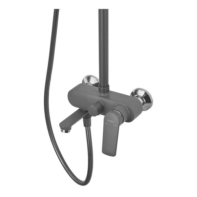 Душова колона зі змішувачем Plamix Lucas-008-J Graphite (Колір графіт) (PM6103)   ( 21514 ) Харьков - изображение 5