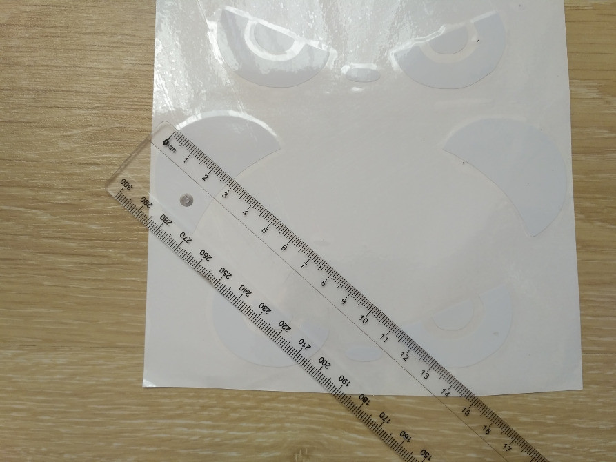 Наклейки на авто Панда Белая на зеркала заднего ви Киев - изображение 6