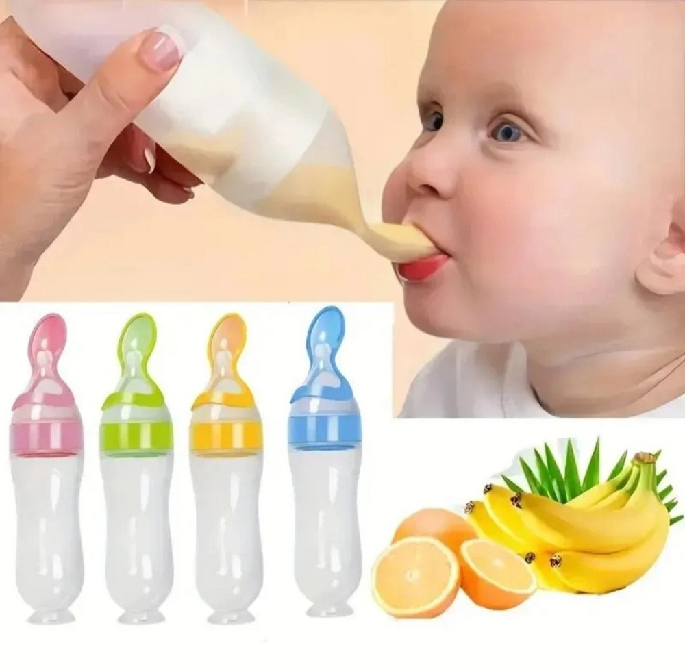 Пляшечка з ложкою для годування дитини Смела - изображение 1