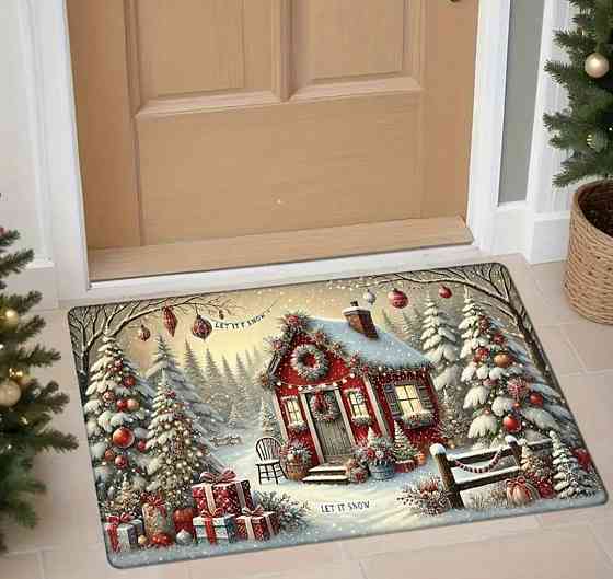 Килимок різдвяний з принтом 40х60 см Смела