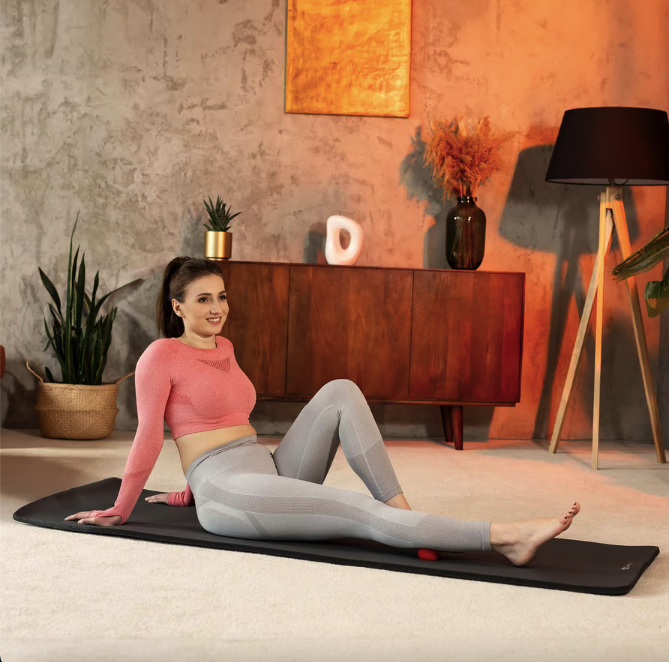 Колрик для йоги Hop-Sport HS-NB020GM NBR 2см черный Киев - изображение 4