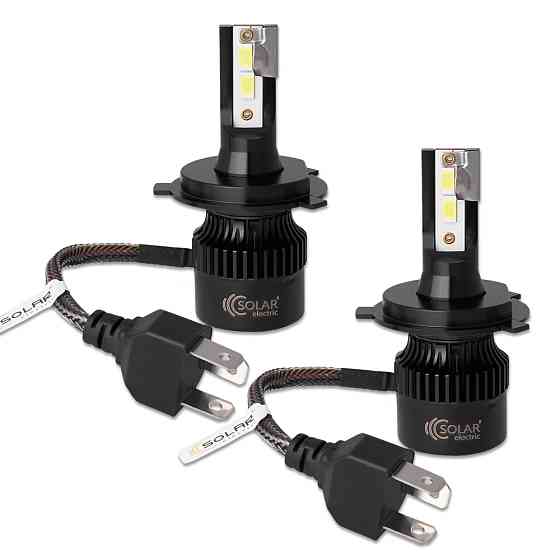 Автолампа Solar LED H4 12/24V 50W 5000Lm 6500K CSP3570 2шт Львів
