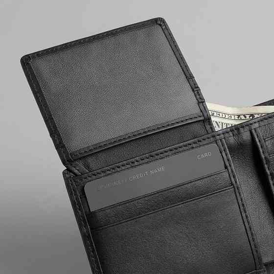 Фирменный кожаный мужской кошелек Armani (3031-1) Киев