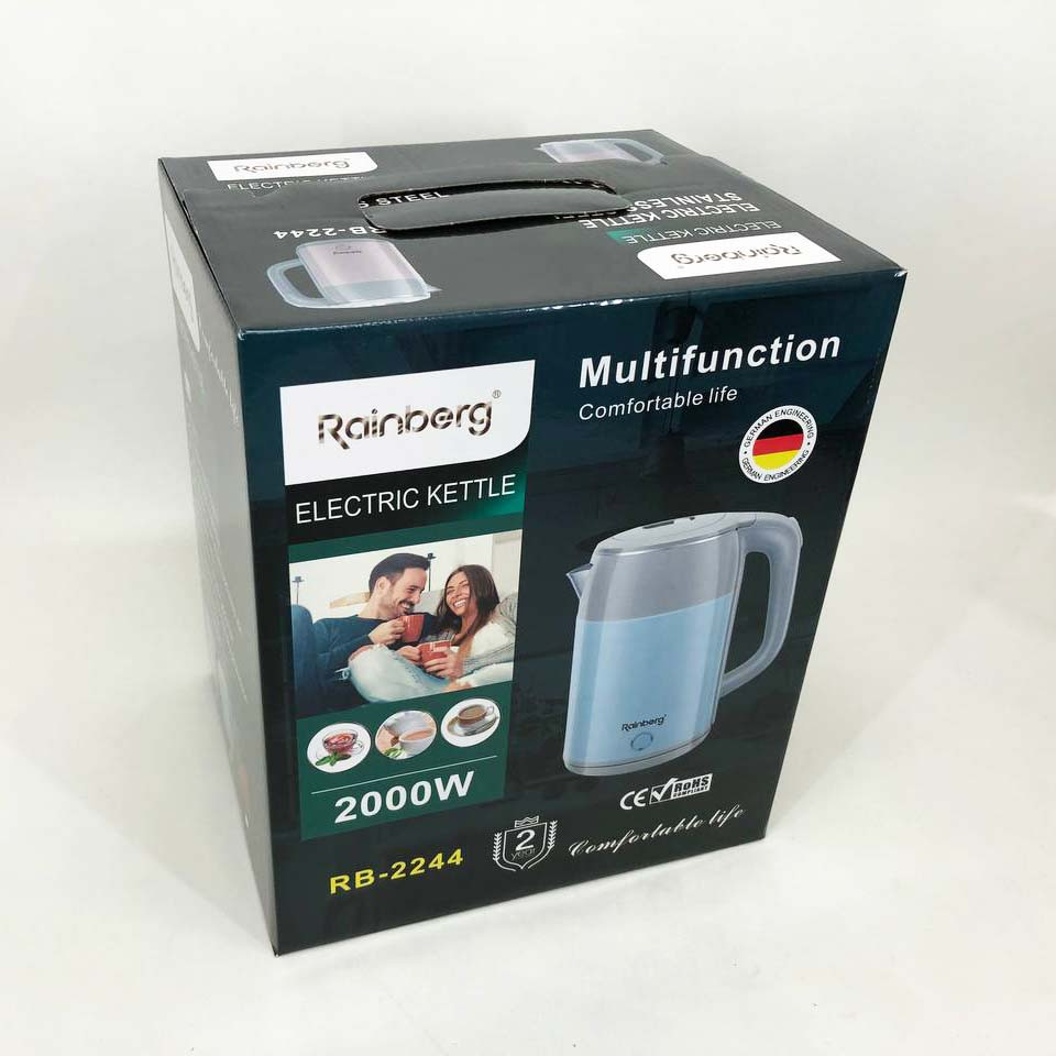 Електрочайник пластик Rainberg, Якісні електрочайник, Чайник електро чайний IZ-52 Івано-Франківськ - фото 9