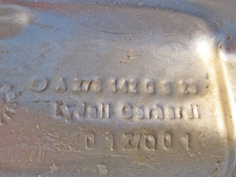 Mercedes-Benz  A2781420820 Захисний екран правий до кронштейна опори двигуна M278 V8 4.0 4.6л M157 V8 5.5 6.0л Одеса - фото 3