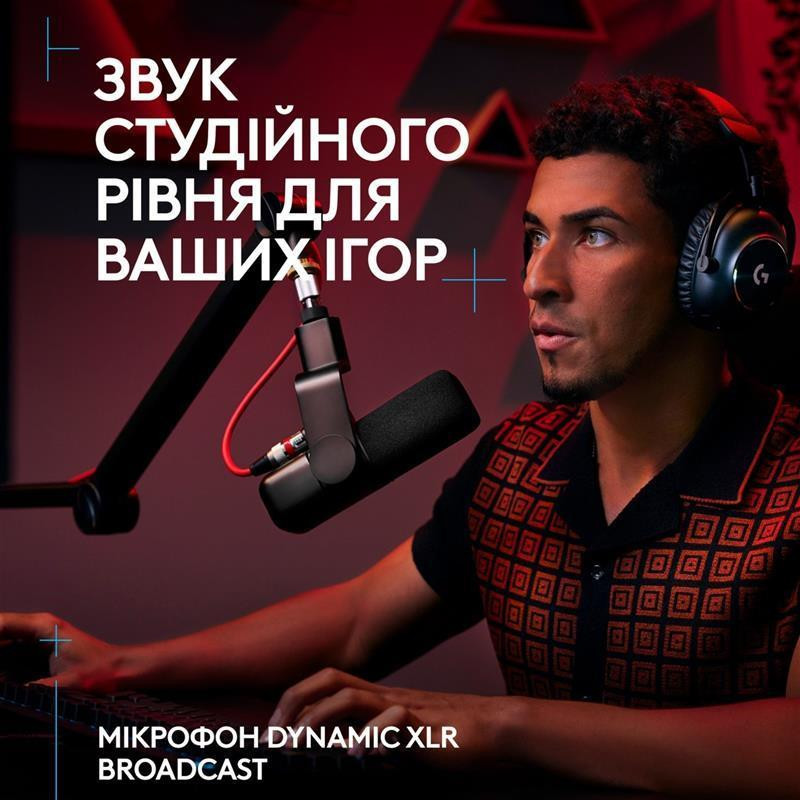 Мікрофон Logitech G Yeti Studio Active Dynamic XLR Black (988-000565) Чорний Харків - фото 10
