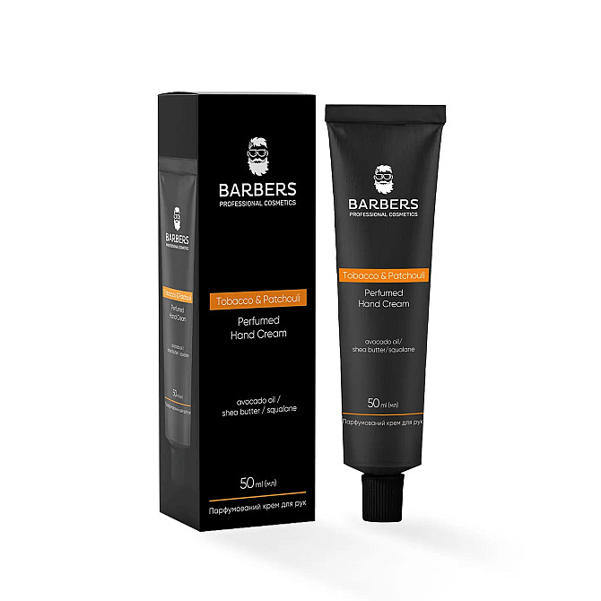 Парфюмированный крем для рук Tobacco & Patchouli Barbers 50 мл Киев - изображение 2