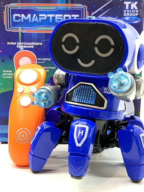 Робот на радіокеруванні TK Group Смартбот ходити танцює співає пісні укр мова Вид 3 Синій (41852) Чернігів - фото 6