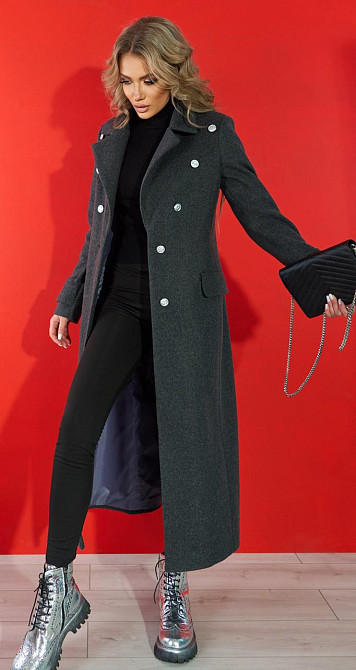 Стильне довге пальто (44) Київ - фото 3