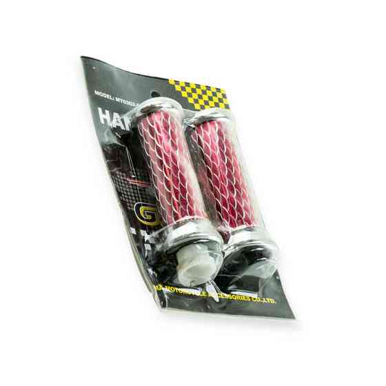 Ручки комплект алюминевые красные руля Мукачево