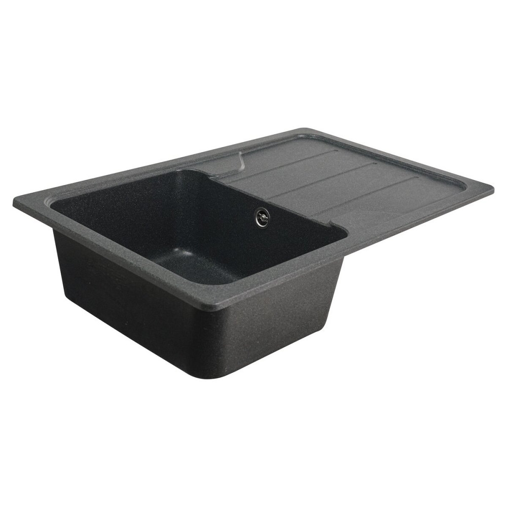 Гранітна мийка для кухні VALESO VERONA 7850 матова Антрацит Коломия - фото 10