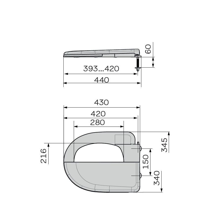 Сидіння унітазу з кришкою ZERIX TS-07   ( ZX5588 ) 34697 Харьков - изображение 2