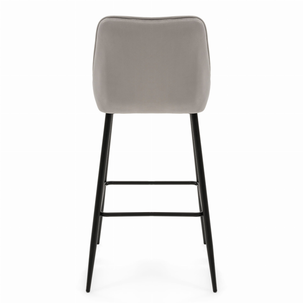 Барный стул Just Sit PADRA обит высококачественным бархатом серого цвета Киев - изображение 8