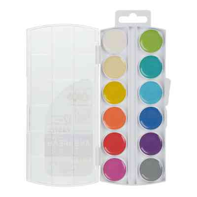 Краски для рисования ZiBi KIDS Line Pastel акварельные, 12 цветов (ZB.6592) Винница