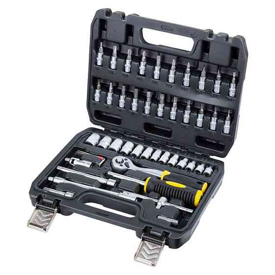 Набор насадок торцевых и бит 1/4