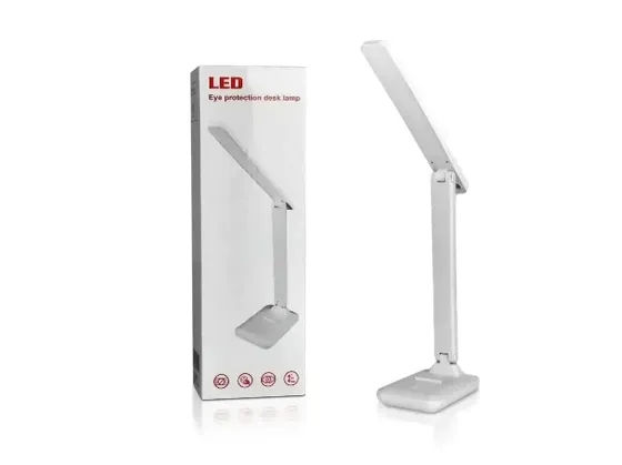 Лампа диодная настольная USB Bailong BL-201, 10 LED, 3 режима свечения, аккумулятор, держатель для телефона Одесса