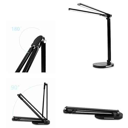 Лампа настільна LED подвійна розкладна 14Вт, 5 режимів, JW-5508 Вінниця