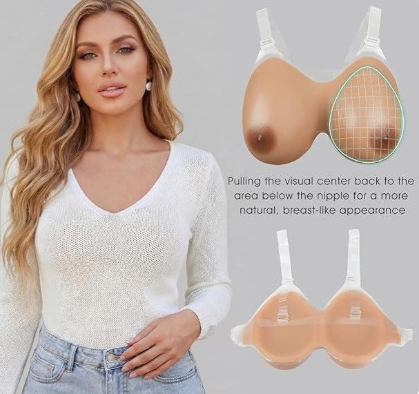 Реалістичні силіконові груди розмір 8XL /GG / 35*21*10,3см (товар вживаний) Луцьк - фото 1