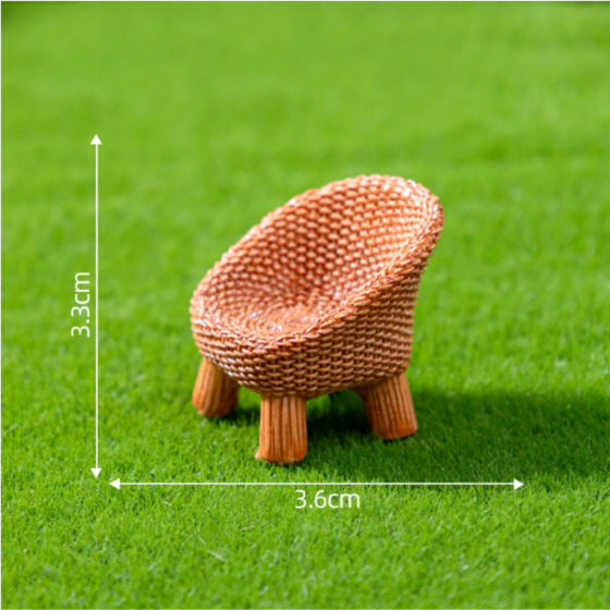 Набір мініатюрних садових меблів для мікро-ландшафту та флораріумів 9 предметів Одеса