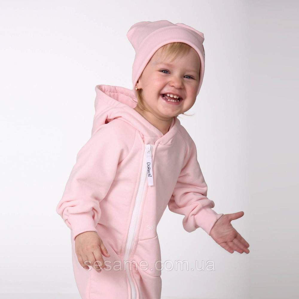 Комбінезон трикотажний ромпер Драйв Рожевий Харків - фото 4