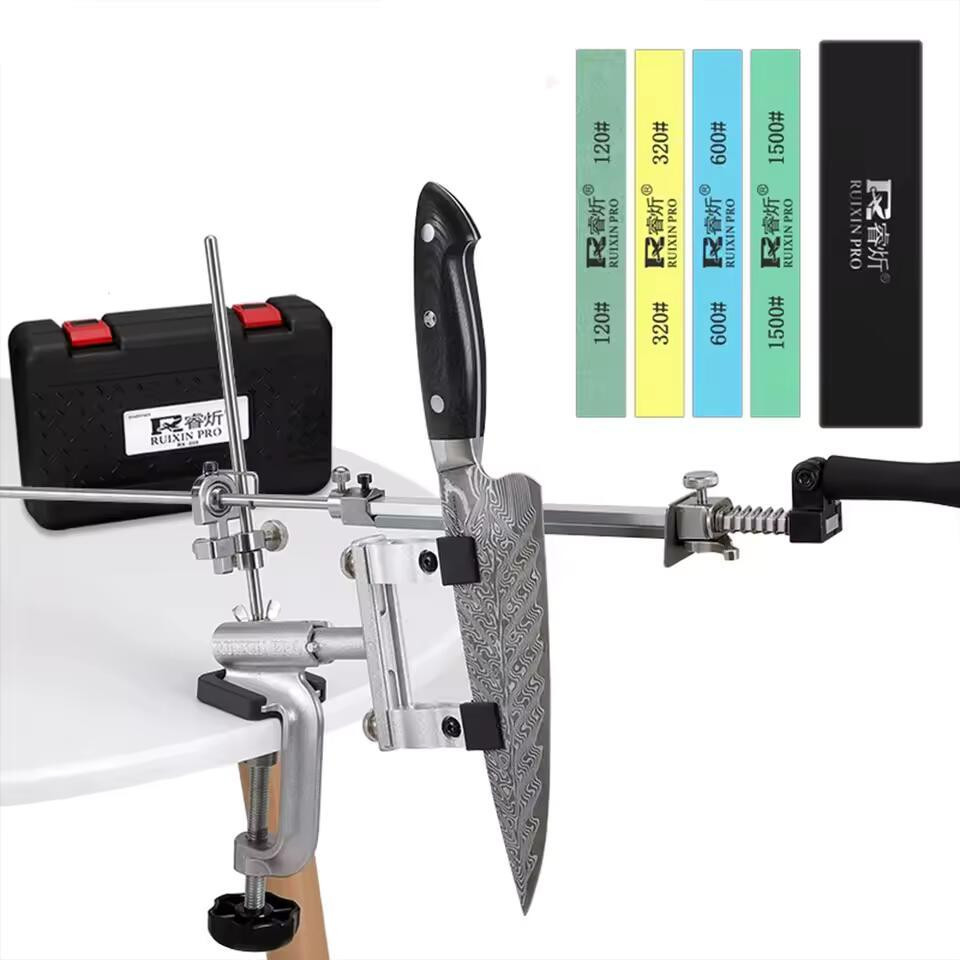 Професійна точилка для ножів Ruixin Pro IV RX-008 з 4 абразивними брусками та безпечною фіксацією Київ - фото 2