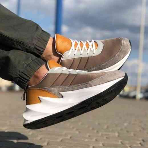 Термо Кросівки Adidas $harks Сірі Чоловічі Адідас Бежеві Акули Єврозима (розміри: 41,42,43,44,45) Відео Огляд Дніпро