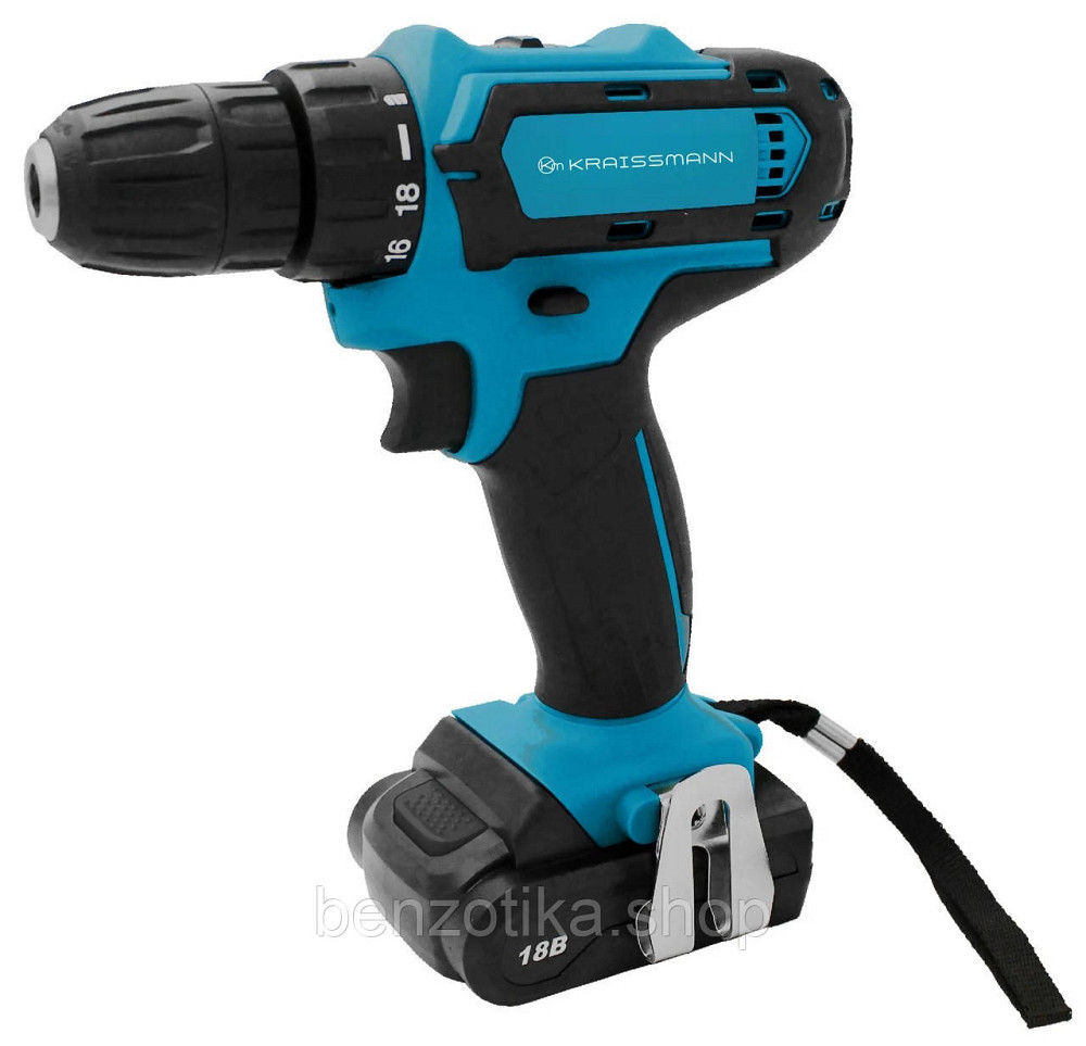 Шуруповерт аккумуляторный KRAISSMANN 2020 ABS 18/2 Li Киев - изображение 2