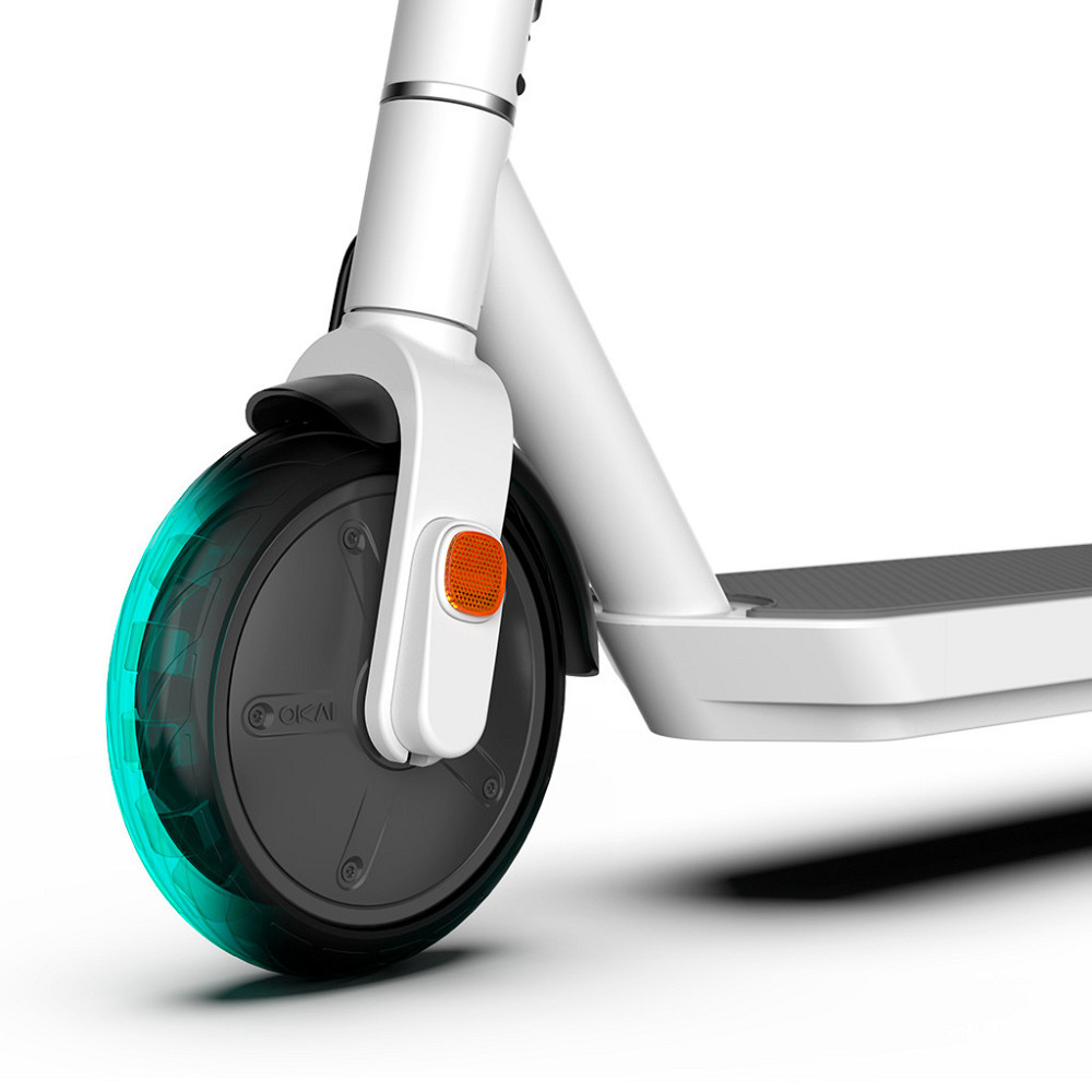 Електросамокат OKAI ES20-NEON White 9", 300(600)W, 9.8Ah, 40km, 25km\h, 20%, NFC, App, 16kg Київ - фото 9
