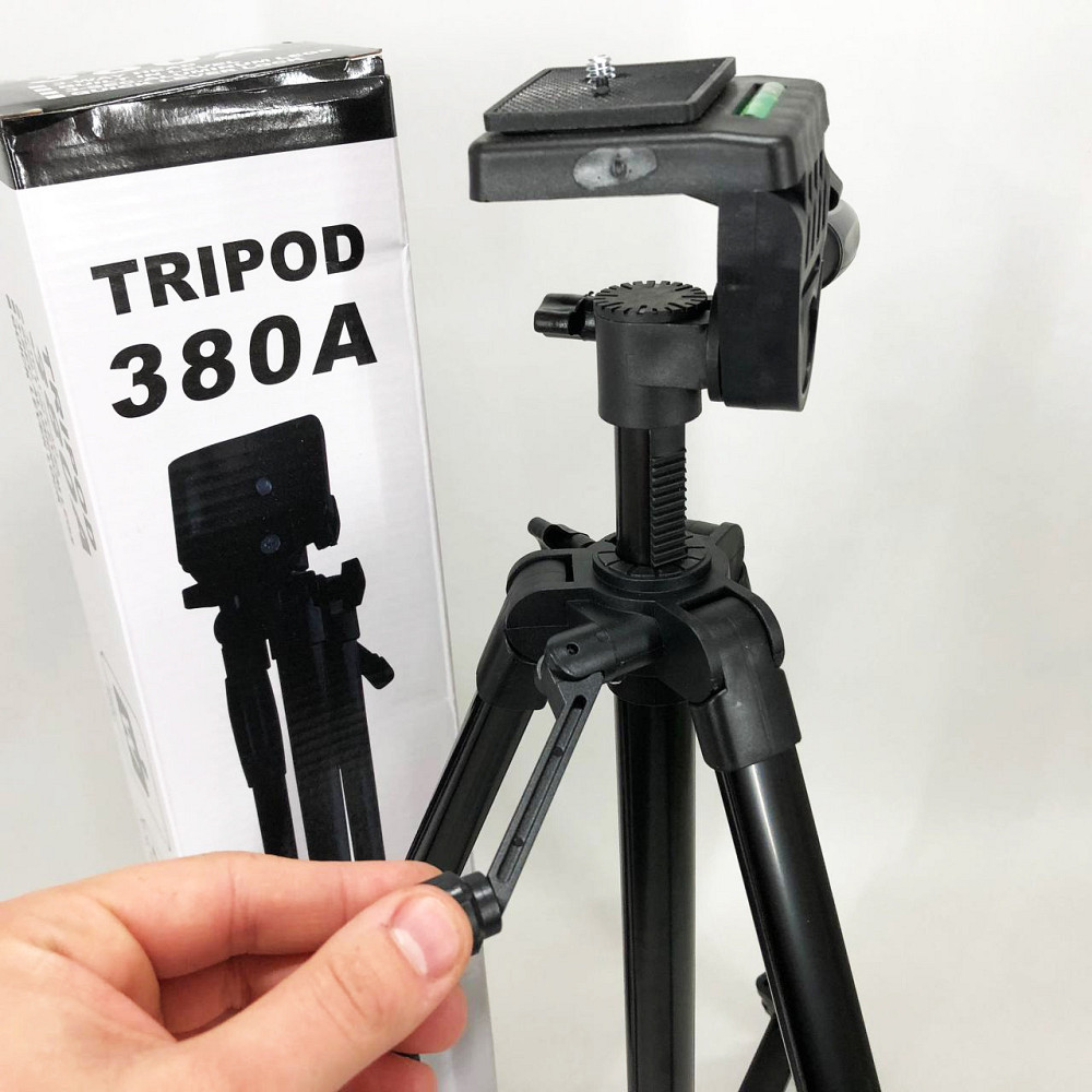 Штатив для съемки с телефона TriPod 380A 0.50-1.35м, Штатив для монокуляра, Штатив ZE-926 для блоггера Киев - изображение 10