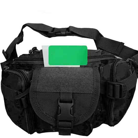 Сумка тактична поясна чорна Київ