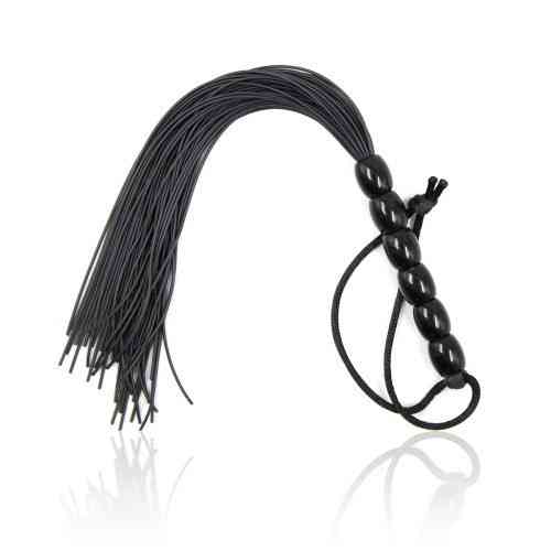 Кнут черный, ручка из шариков FLOGGER, 45 см Sex Aura Киев