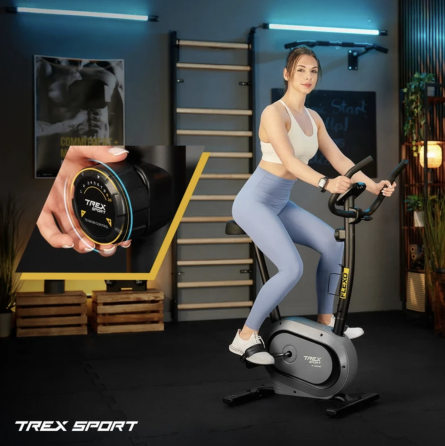 Велотренажер Trex Sport TX-450MB FLEXO магнітний сірий Київ