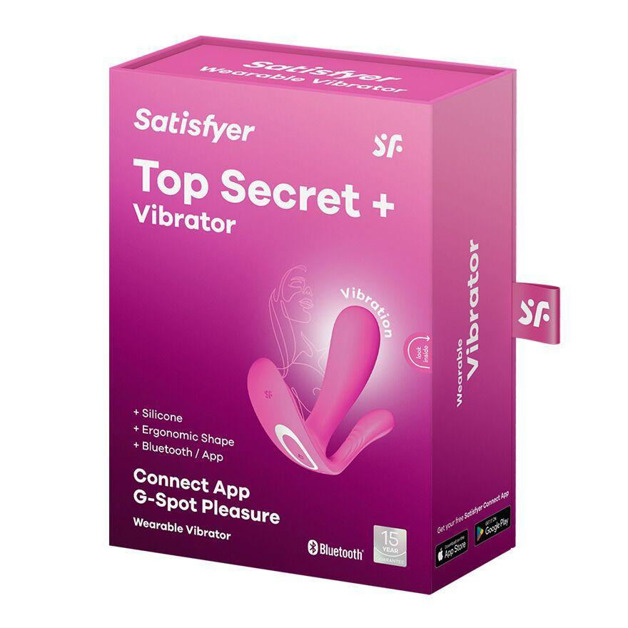 Смарт-вибратор в трусики Satisfyer Top Secret Pink вагинально-клиторальный, 2 мотора Sex Aura Киев - изображение 7