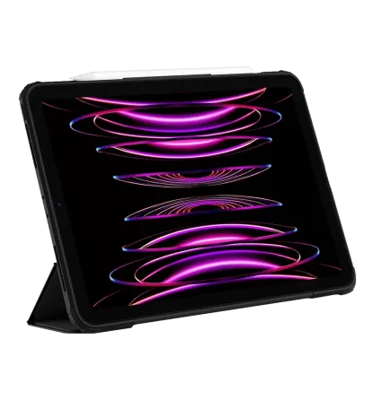 Фирменный защитный чехол-книжка Spigen Ultra Hybrid Pro для Apple iPad Pro 12.9 Black Днепр