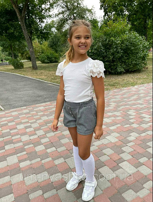 Школьная блуза короткий рукав 122-158 Кривой Рог - изображение 2