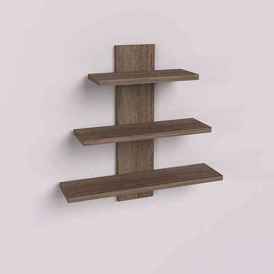 Полка навесная П-1, Дуб Сонома Трюфель, 500/140/500 Львов