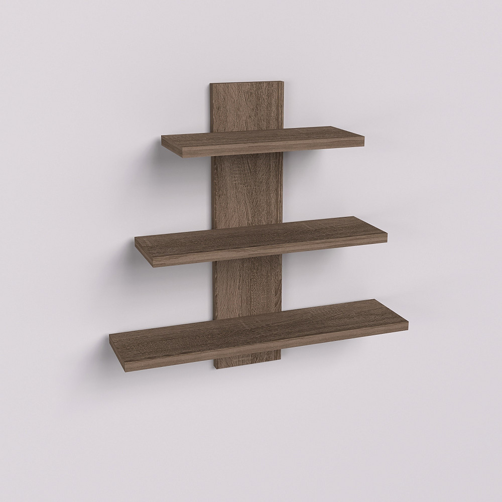 Полка навесная П-1, Дуб Сонома Трюфель, 500/140/500 Львов - изображение 1